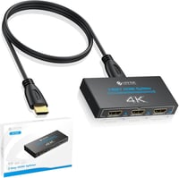 eSynic Professzionális HDMI Elosztó 4K 1 Bemenet 3 Kimenet Fém Ház HDCP 1.4 1