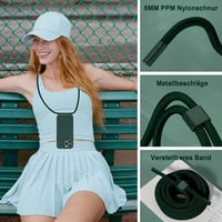 Ethanger iPhone 13 Pro Max MagSafe szilikon tok nyakpánttal - zöld 2
