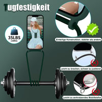 Ethanger iPhone 13 Pro Max MagSafe szilikon tok nyakpánttal - zöld 3