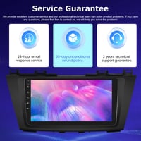 Radio Auto Android ETLFUCyber pentru Mazda 5 2011-2013, Ecran Tactil HD de 9 Inchi, GPS, WiFi, Bluetooth, CarPlay, Android Auto, FM, RDS, EQ 8