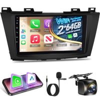 Radio Auto Android ETLFUCyber pentru Mazda 5 2011-2013, Ecran Tactil HD de 9 Inchi, GPS, WiFi, Bluetooth, CarPlay, Android Auto, FM, RDS, EQ 1
