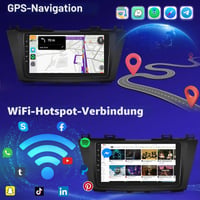 Radio Auto Android ETLFUCyber pentru Mazda 5 2011-2013, Ecran Tactil HD de 9 Inchi, GPS, WiFi, Bluetooth, CarPlay, Android Auto, FM, RDS, EQ 5