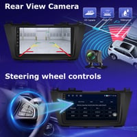 Radio Auto Android ETLFUCyber pentru Mazda 5 2011-2013, Ecran Tactil HD de 9 Inchi, GPS, WiFi, Bluetooth, CarPlay, Android Auto, FM, RDS, EQ 6
