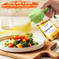 ETONSUNNY 2in1 Üveg Olajszóró és Adagoló 470ml Zöld 6