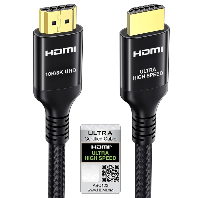 Etseinri HDMI 2.1 kábel 1,5m 8K/10K 48Gbps Ultra High Speed eARC HDR10+