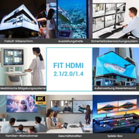 Etseinri HDMI 2.1 kábel 1,5m 8K/10K 48Gbps Ultra High Speed eARC HDR10+ 8