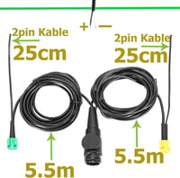 Set lumini LED pentru remorcă ETUKER, 13 pini, 12V, 7 funcții, cu cablu de 5,5 m 6