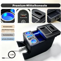 Mercedes-Benz V-Class W447 V220 V250 V260 Középkonzol Kartámasz Tároló Doboz PD 4.0 Gyorstöltő 8 Ambient Fény Mód Sofőr Fiók Autós Papírzsebkendő Tartó 6