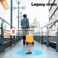 Card de localizare Bluetooth Euakee, tag subțire pentru portofel, rezistent la apă IP67, compatibil iOS 4