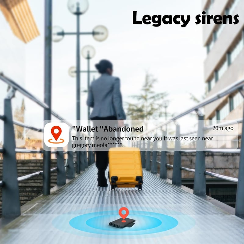 Card de localizare Bluetooth Euakee, tag subțire pentru portofel, rezistent la apă IP67, compatibil iOS