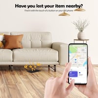 Card de localizare Bluetooth Euakee, tag subțire pentru portofel, rezistent la apă IP67, compatibil iOS 3