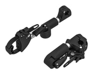 EUFAB 11247 Nastaviteľný popruhový držiak na rám 27 cm, čierna/strieborná – Držiak na upevnenie rámu bicykla 3