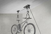 Stropný zdvihák na bicykel EUFAB 16411 – čierny 2
