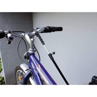 Suport pentru bicicletă EUFAB 16414 cu sistem de ridicare pe tavan, 151-190 cm, negru 2