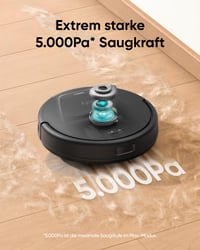 Aspirator robot eufy L60, putere de aspirare 5000 Pa, navigație laser iPath, control prin aplicație, pentru covoare și pardoseli dure 2