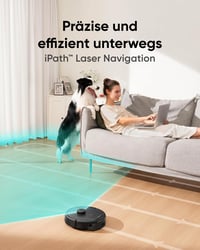 Aspirator robot eufy L60, putere de aspirare 5000 Pa, navigație laser iPath, control prin aplicație, pentru covoare și pardoseli dure 3