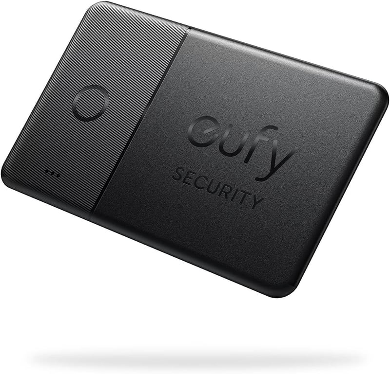 eufy Security SmartTrack Card fekete Bluetooth nyomkövető kulcskeresőhöz, Apple Find My kompatibilis, 3 éves akkumulátor