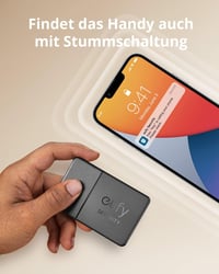 eufy Security SmartTrack Card fekete Bluetooth nyomkövető kulcskeresőhöz, Apple Find My kompatibilis, 3 éves akkumulátor 5