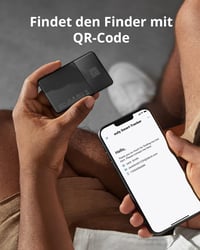 eufy Security SmartTrack Card fekete Bluetooth nyomkövető kulcskeresőhöz, Apple Find My kompatibilis, 3 éves akkumulátor 7