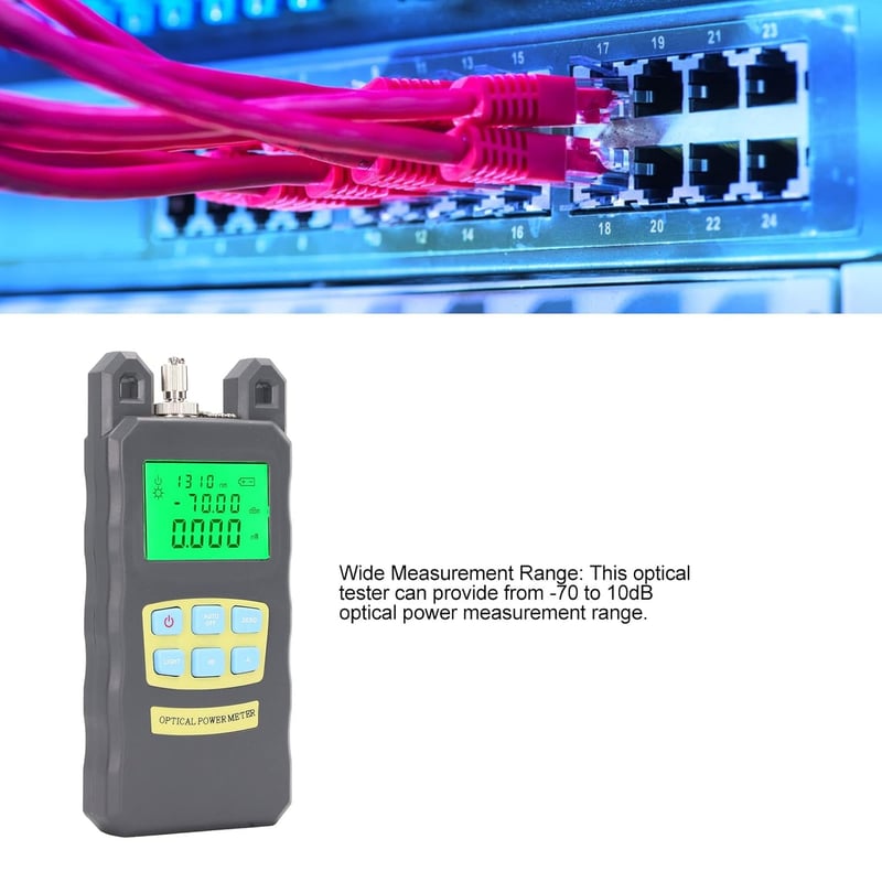 Eujgoov Hordozható Optikai Kábel Teszter Fiber Optic Mérőműszer