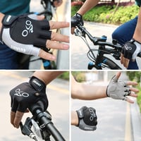 EULANT Kerékpáros Kesztyű Férfi Női Nyári Félig Ujjas MTB Rögzítés 6