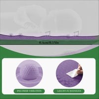 Saltea de yoga pliabilă Eulihent 183x61x0,4 cm, saltea de fitness antiderapantă pentru călătorii cu geantă, mov 5