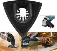 EUNEWR Delta Csiszolólap Multitool Csiszolópapír Tartozék Bosch Parkside Ryobi Worx Kompatibilis Finom Szemcsés 90mm 4db 4