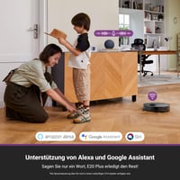 Robotický vysávač Eureka E20 Plus so samočistiacou stanicou, 8000 Pa, bezvreckový, 180-minútová výdrž batérie, 3D detekcia prekážok DuoDetect AI, na koberce 9