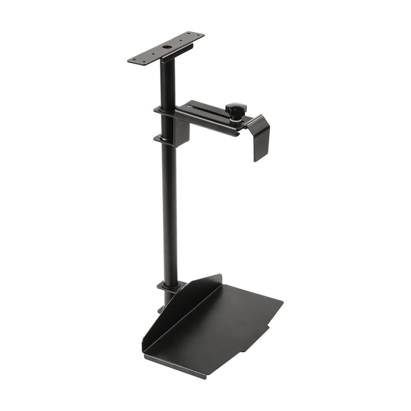 EUREKA ERGONOMIC Asztali PC Tartó - 360° Forgatható, Állítható Magasságú és Szélességű Számítógépház Tartó Asztal Alá, Fekete, 20kg Teherbír