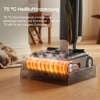 Akumulátorový tyčový vysávač na mokré a suché vysávanie EUREKA FloorShine 830 na tvrdé podlahy, sací výkon 24 000 Pa, samočistenie, sušenie horúcim vzduchom pri 75 °C, Anti-Tangle 3.0, sklápanie do 180°, výdrž 60 minút 7