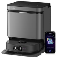 Aspirator robot cu mop Eureka J15 Pro Ultra, putere de aspirare 16200 Pa, curățare mop cu apă caldă la 75°C, stație de autocurățare, perie anti-încâlcire 4