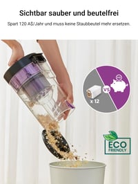 Aspirator Robot EUREKA NERE10s cu Funcție de Mop și Stație de Golire Automată, 4000 Pa, Navigație LiDAR, Autonomie 180 minute, WiFi și Control prin Aplicație 3