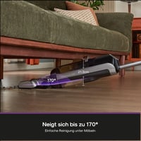 Aspirator și mop fără fir Eureka RapidWash NEW630, înclinare la 170°, uscare cu aer cald la 60°C, putere de aspirare 21600 Pa, autonomie 38 de minute, autocurățare, afișaj LED 2