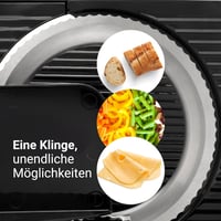 EUREL RS42 elektromos kenyérszeletelő, összecsukható, 170 mm, rozsdamentes penge - Black Rs42 3
