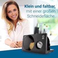 EUREL RS42 elektromos kenyérszeletelő, összecsukható, 170 mm, rozsdamentes penge - Black Rs42 7