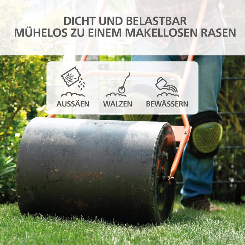 EURO GRASS Gyepjavító Fűmag Keverék Gyors Csírázású 2kg 130m² Kopár Foltok Javítására Sűrű Tartós Gyep Őszi Vetéshez