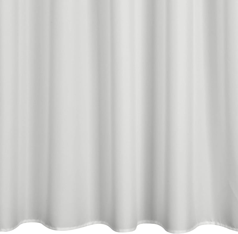 Eurofirany kültéri függöny hurokkal, UV védelemmel, 260x155 cm, fehér - H260 x B155 cm (1er Pack), White, Velcro loops