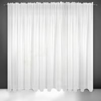 Priesvitný záves Eurofirany LUCY z voálu s riasiacou páskou, 400x250 cm, biely, 1 ks – spálňa, obývačka, kuchyňa 1