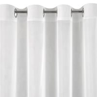 Záclona Eurofirany Lucy Voile, biela, 200x250 cm, priesvitný materiál voile, dekorácia do obývačky a spálne 2