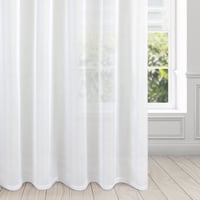 Záclona Eurofirany Lucy Voile, biela, 200x250 cm, priesvitný materiál voile, dekorácia do obývačky a spálne 6
