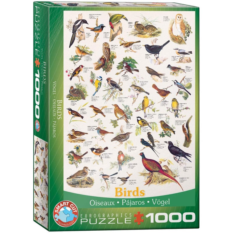 EuroGraphics puzzle Vtáky 1000 dielikov - EG60001259