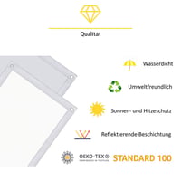 Eurohome 100 % zatemňovacia roleta na strešné okná bez vŕtania, s prísavkami, pre Velux M06/306 — sivej farby, nie bielej (stav: pozri 2. obrázok) 6