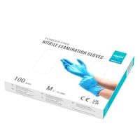 EUROPAPA nitril egyszer használatos vizsgálókesztyű, púdermentes - kék - M-es méret - 100 db 3