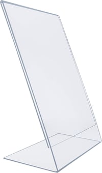 Europel L-állvány asztali plexi tartó A3 álló formátum - átlátszó - 420x297 mm 3