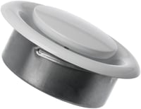 EUROPLAST 100 mm-es víztömítésű légcsatorna szellőzőcsappantyú acéllemez 4