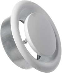 EUROPLAST 100 mm-es víztömítésű légcsatorna szellőzőcsappantyú acéllemez 5