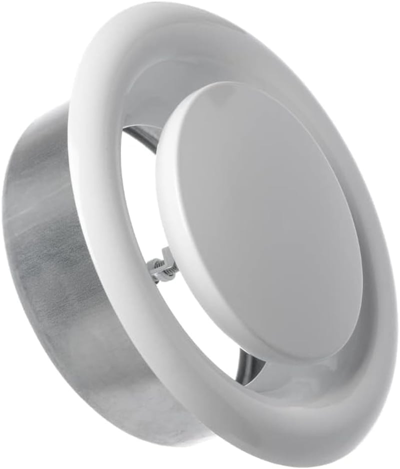 EUROPLAST 100 mm-es víztömítésű légcsatorna szellőzőcsappantyú acéllemez
