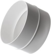EUROPLAST 100mm ABS Kerek Szellőzőcső Légcsatorna Füstcső PVC 7