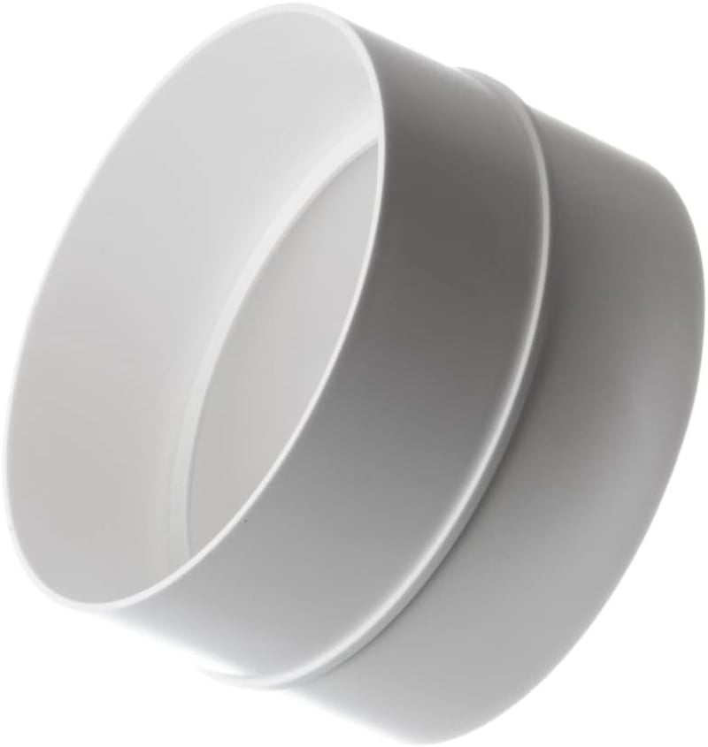 EUROPLAST 100mm ABS Kerek Szellőzőcső Légcsatorna Füstcső PVC
