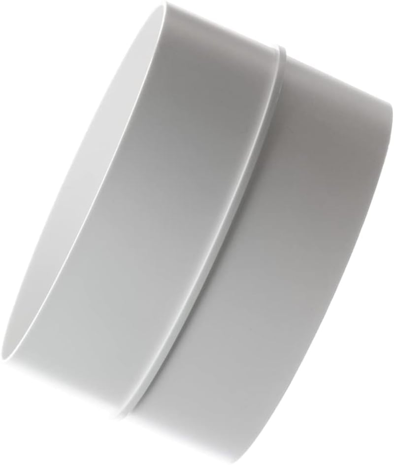 EUROPLAST 100mm ABS Kerek Szellőzőcső Légcsatorna Füstcső PVC